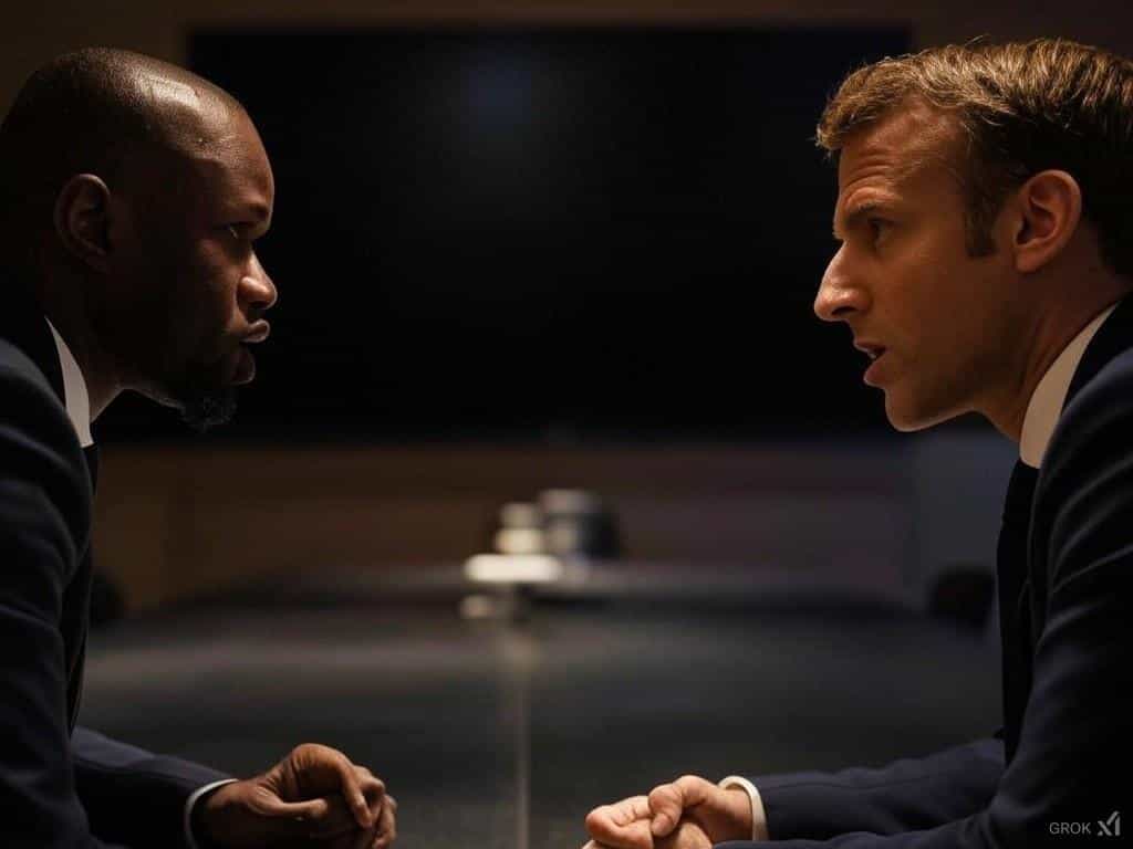 Sonko réplique à Macron sur le retrait des bases françaises