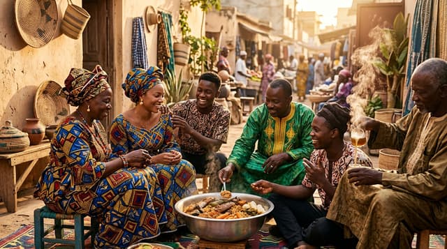L'art de vivre sénégalais : quand la table rencontre le tissu