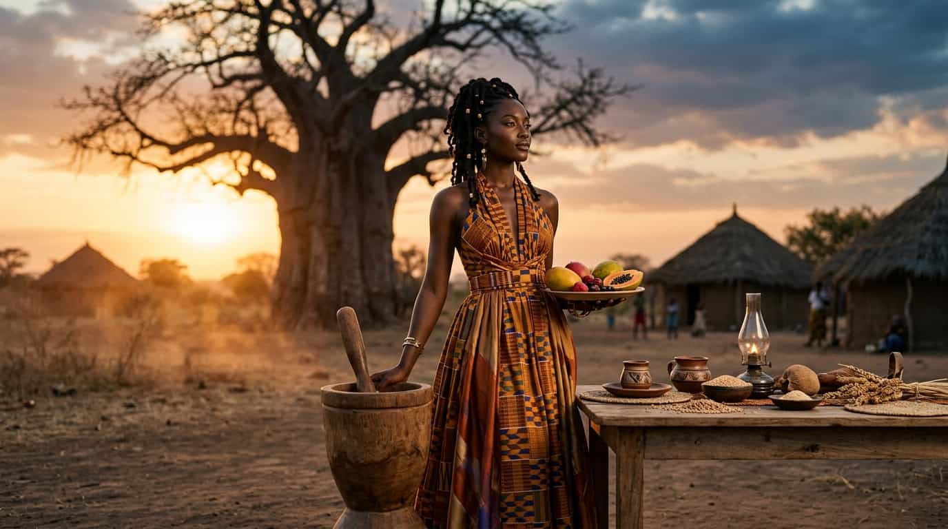 Le baobab et l'assiette : rituels de résistance et de beauté