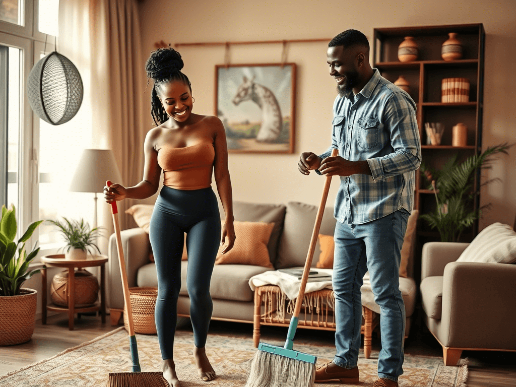 Comment maintenir une vie hygiénique à la maison : un effort d’équipe avec votre femme en tête