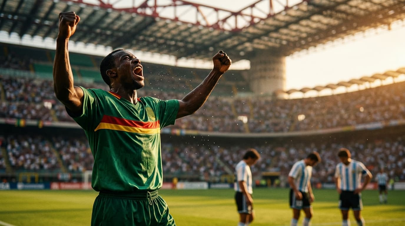 1990 : Le jour où le Cameroun a fait trembler l'Argentine et l'histoire du foot africain