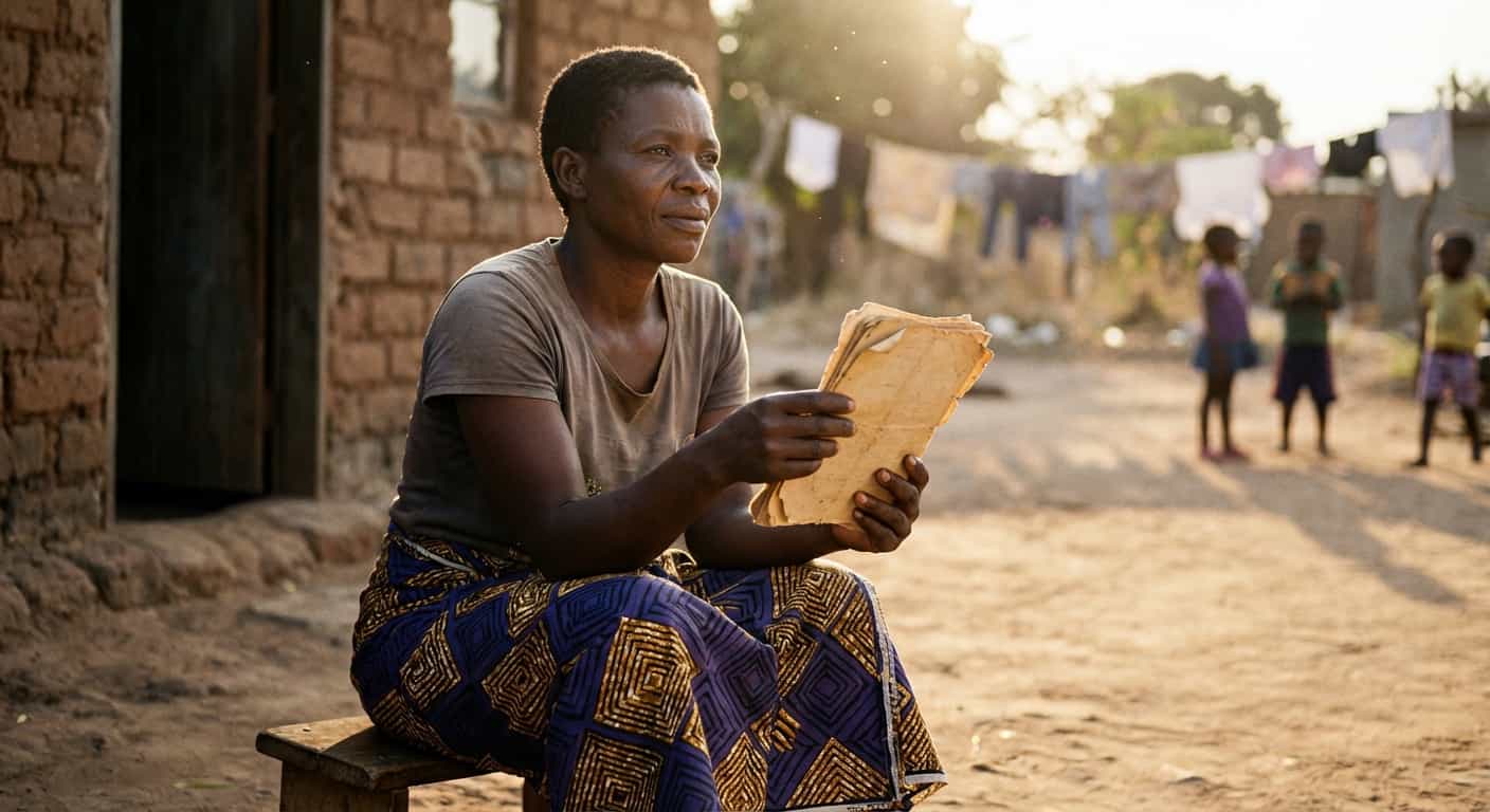 Les échos du silence : une mère, un livre et les rêves suspendus de Lusaka