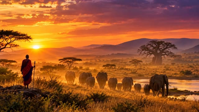 Around The World 4K - Scenic Relaxation Film With Calming Music