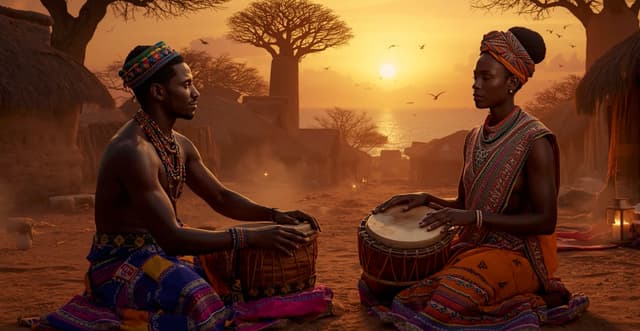Senegalese Chill and Relax, Lo-fi Sabar Drums and Wolof Tribal Vibes